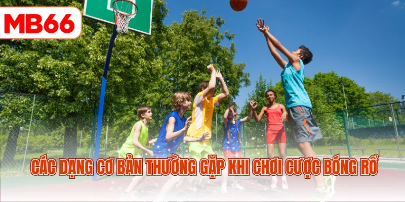 Các dạng cơ bản thường gặp khi chơi cược bóng rổ