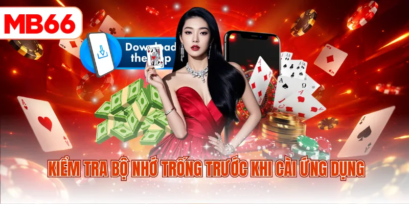 Kiểm tra bộ nhớ trống trước khi cài ứng dụng
