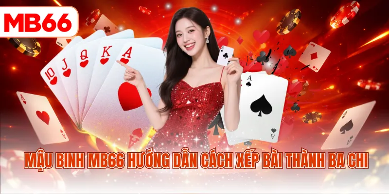 Mậu binh MB66 hướng dẫn cách xếp bài thành ba chi