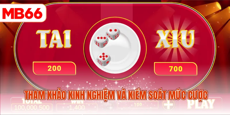 Tham khảo kinh nghiệm và kiểm soát mức cược